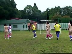 Naked Soccer Game Turns Into Pov Titwanking And Sensual Handjob