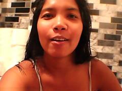 Asian Girl Heather Deep Giving Husband Deepthroat Throat Fuck Throatpie And Swallow Cum